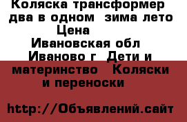 Коляска-трансформер, два в одном, зима-лето. › Цена ­ 2 800 - Ивановская обл., Иваново г. Дети и материнство » Коляски и переноски   